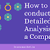 How to conduct Detailed Analysis of a Company