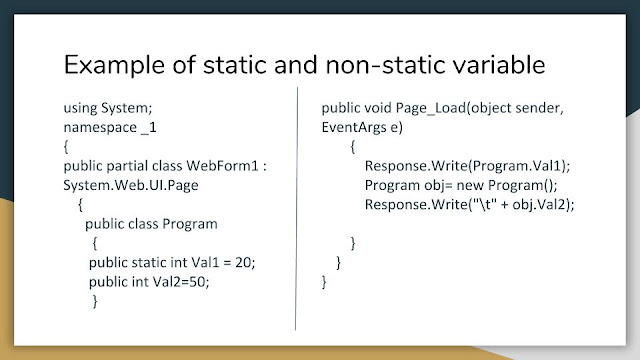 variable vs non variable