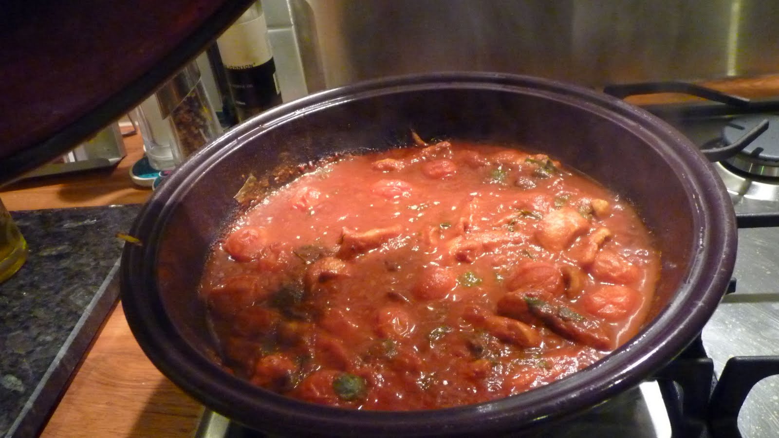 Tchotchkes etc. Moroccan Fish Tagine with Almond Couscous