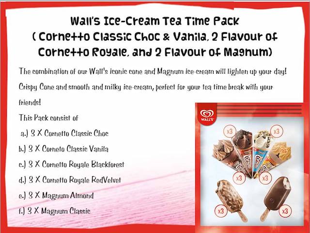Wall´s Cornetto & Magnum Ice Cream Tea Time Pack @ 11Street.my