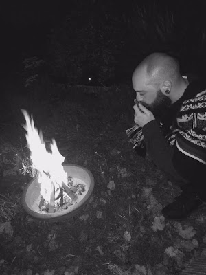Daniel McIlvenny Cox, the Bearded Shaman, performing a sacred fire ceremony Daniel McIlvenny Cox, the Bearded Shaman, performing a sacred fire ceremony