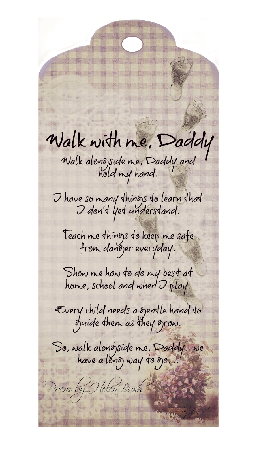 Glenda s World Walk With Me Daddy Tag glenda-s-world-walk-with-me-daddy-tag