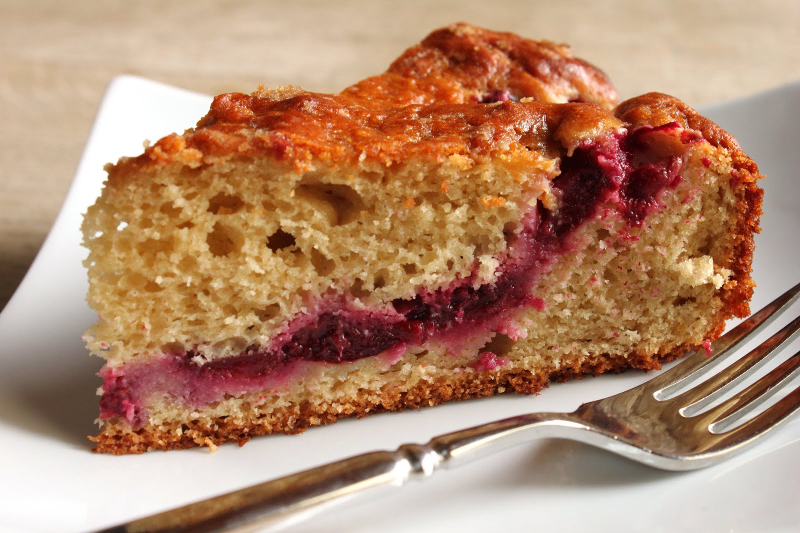 Plum yogurt cake