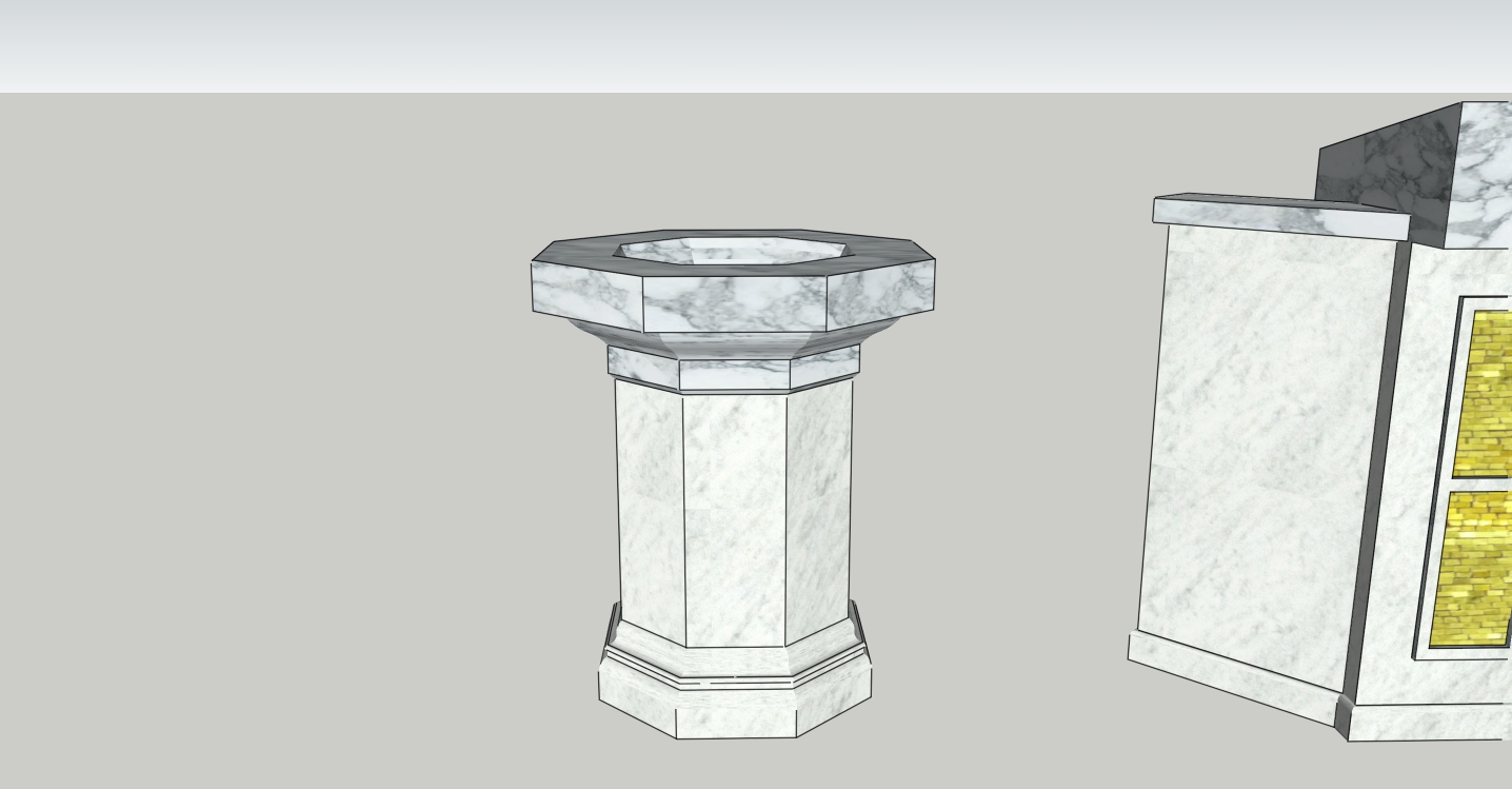 Henninger's Herald Baptismal Font Design Ideas