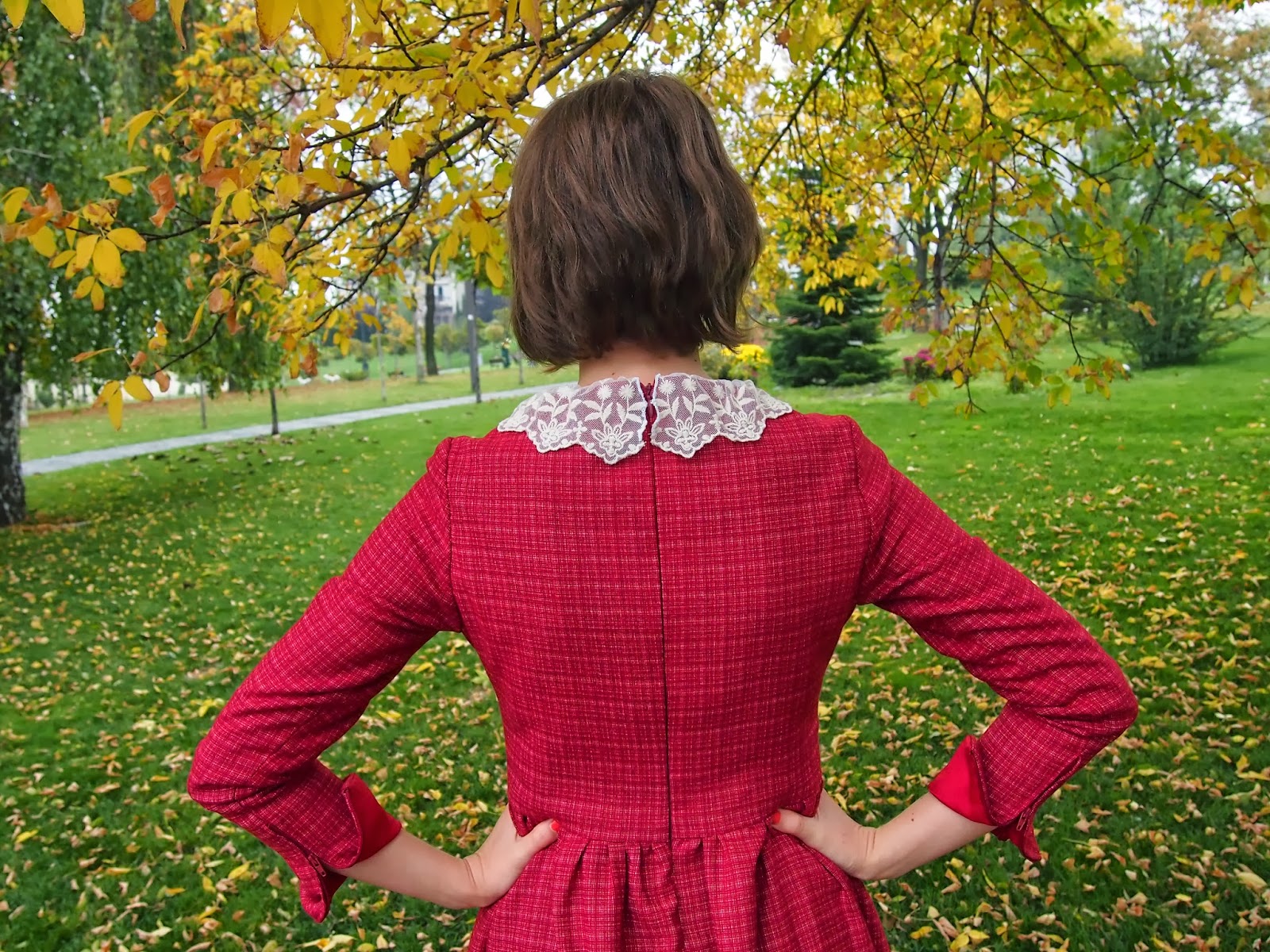 Needle Through Colors: Autumn Dress - BurdaStyle 12.2012 #133