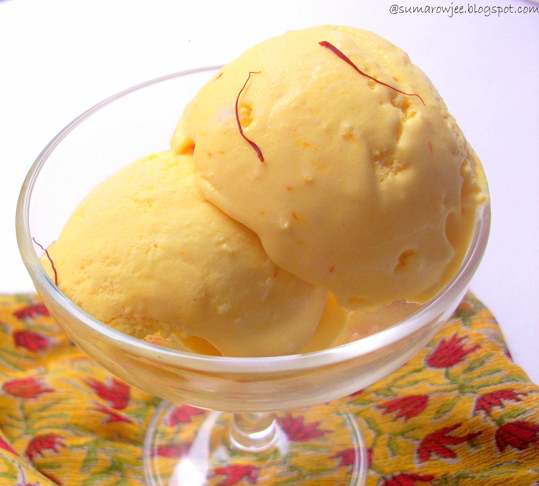 Cakes & More Saffron And Coconut Ice Cream Easy, Quick And Eggless Too!