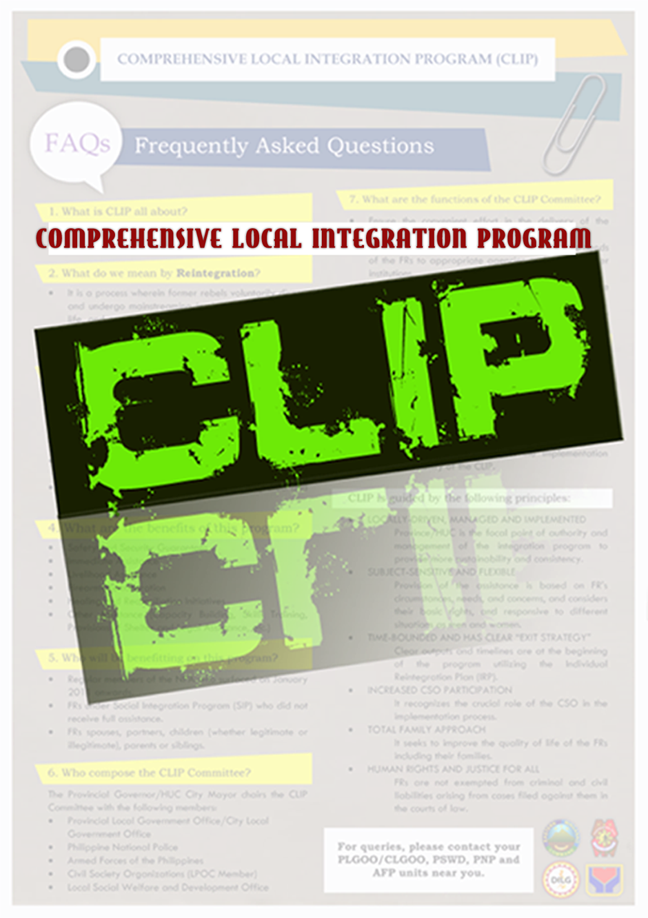 Comprehensive Local Integration Program (CLIP)