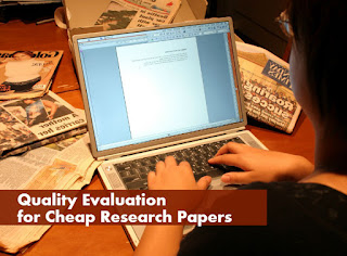 Quality Evaluation for Custom Research Papers