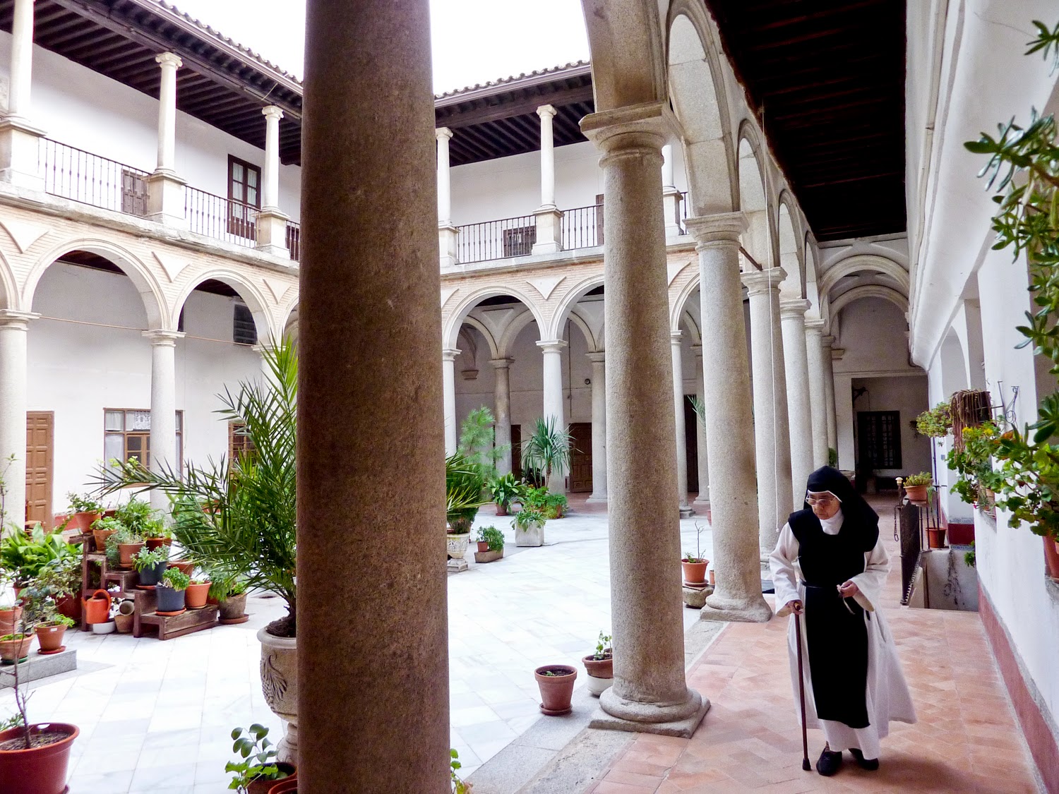 Claustro del Monasterio de San Clemente en Toledo
