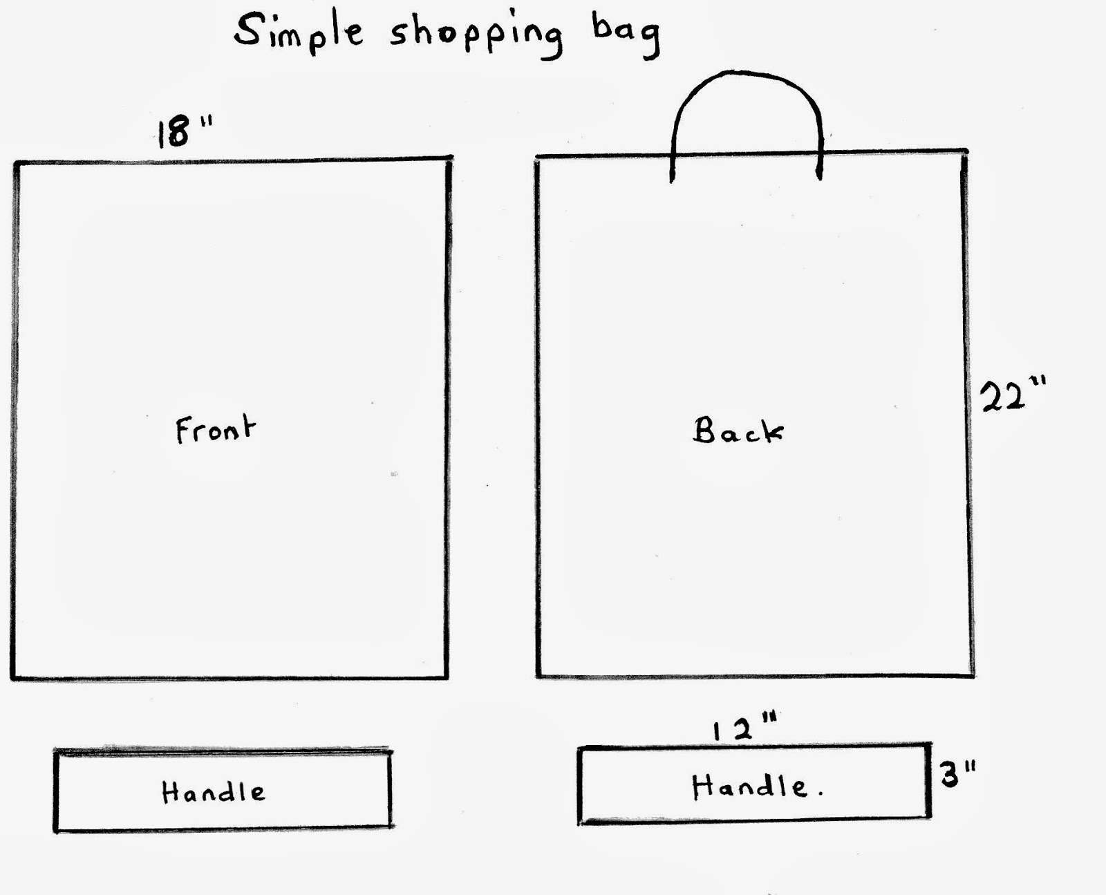 Love my life Make your own shopping bag.