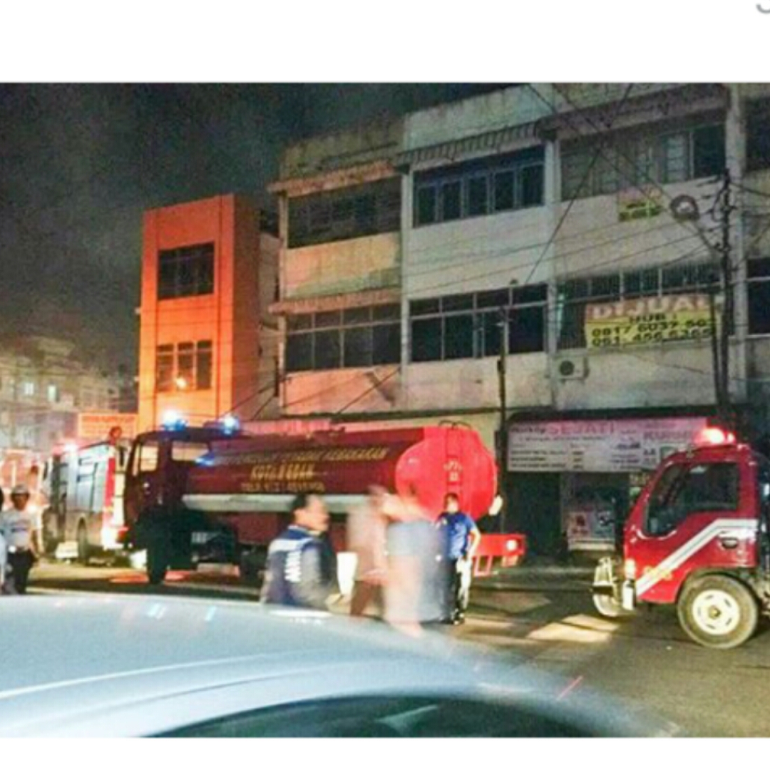 Kebakaran Di Jalan Merbabu Kota Medan