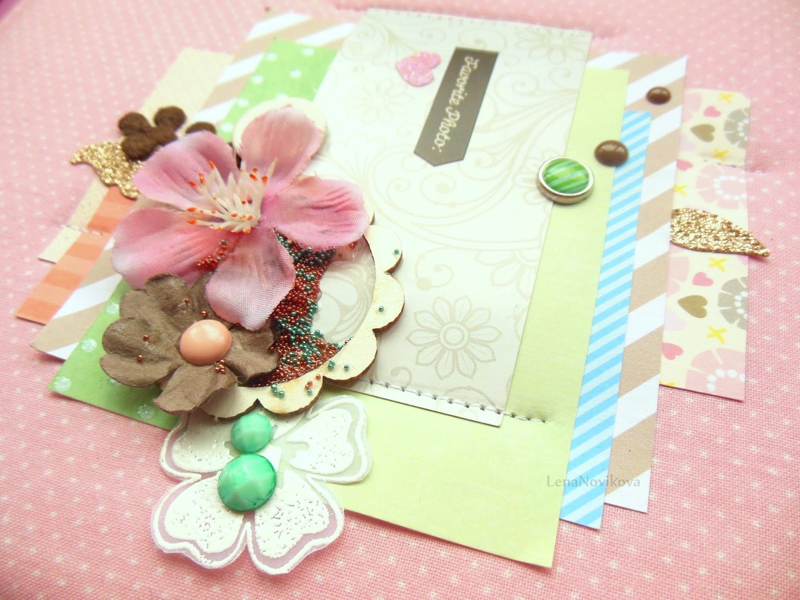 Ура, альбомчик готов! / I finished my cute album))) Lena Novikova