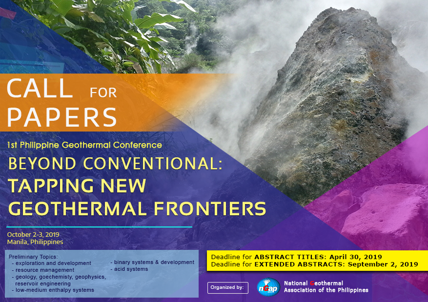 Philippines National Geothermal Association of the Philippines to Hold