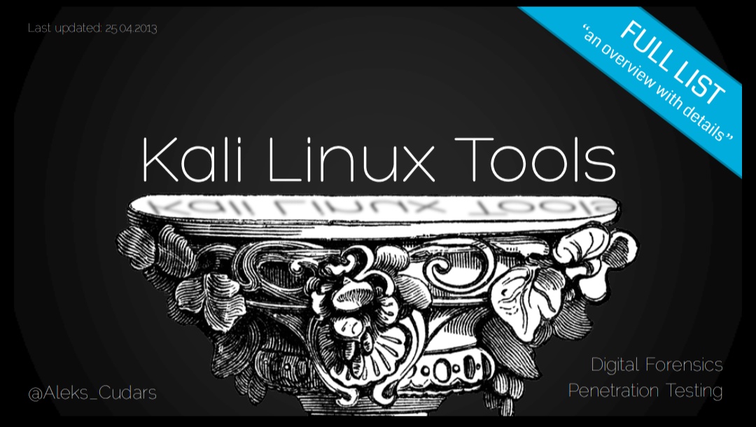 All Kali Linux Tools In One Pdf
