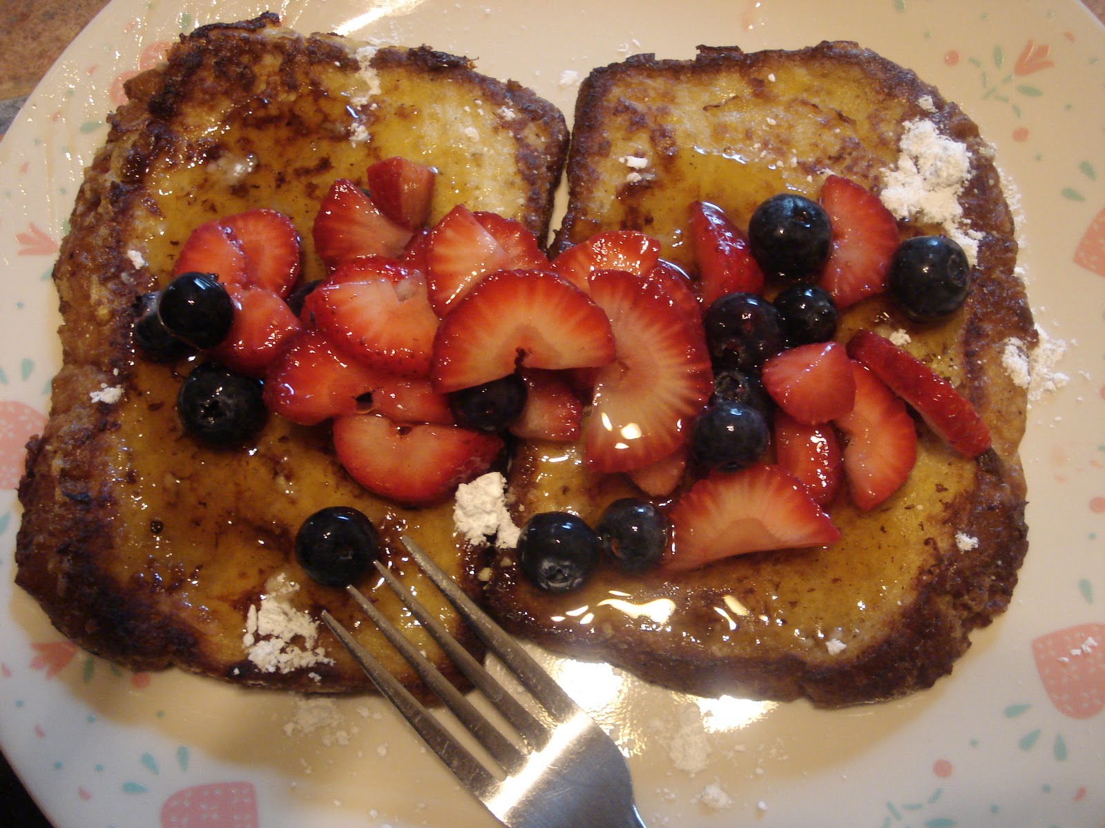Down Memory La La Lane A Healthy YUMMY Breakfast; FRENCH TOAST