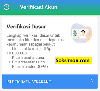 Keuntungan verifikasi akun dasar Keuntungan verifikasi akun dasar Payfazz