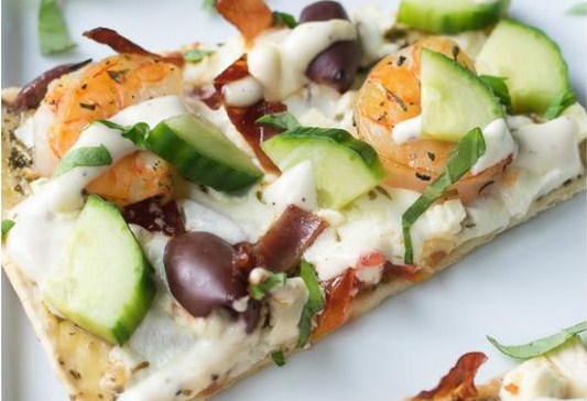 Flatbread Pizza – Greek Style and Easy to Make Flatbread Pizza – Greek Style and Easy to Make