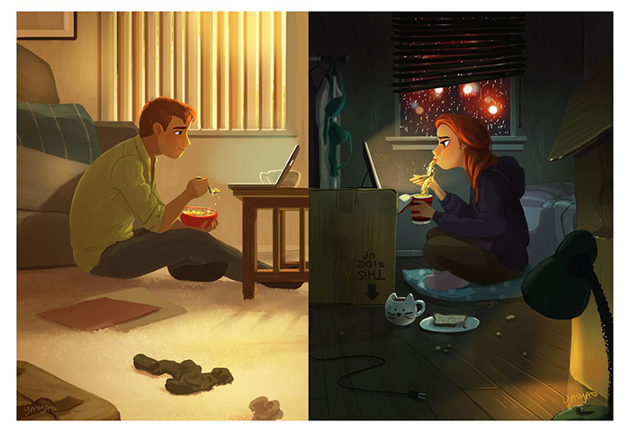 Love When No One Sees It: Love Phantom Of 25 Frames From Illustrator