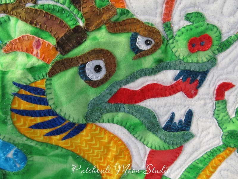 Patchouli Moon Studio Chinese Dragon Quilt