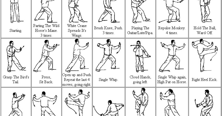 Tai Chi For Beginners And The 24 Forms Printable - Printable Forms Free ...