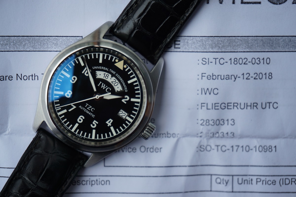 Jam tangan for sale IWC Pilot Spitfire UTC TZC Automatic (SOLD)