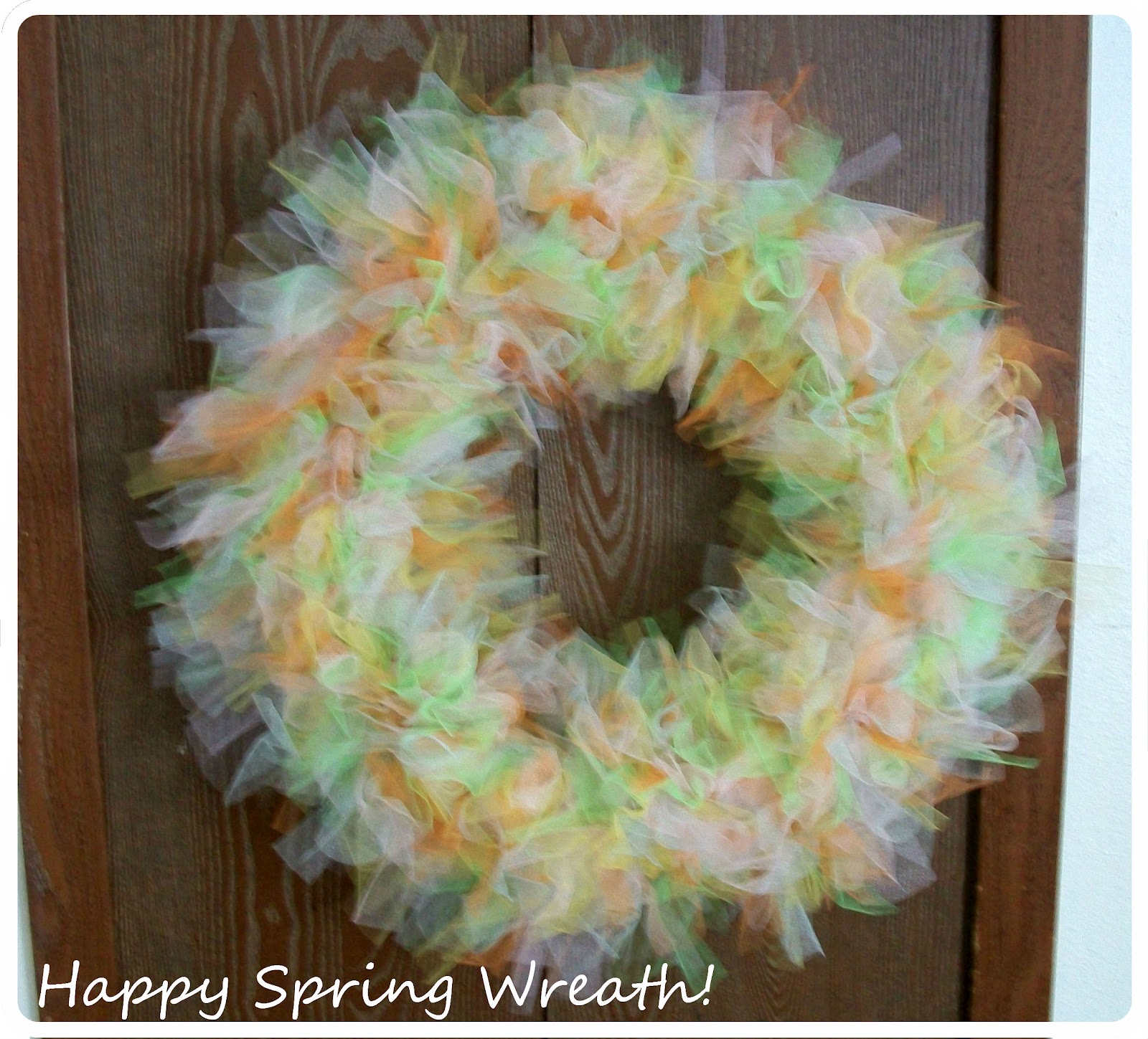 Hopping Turtle Springtime Tulle Wreath!