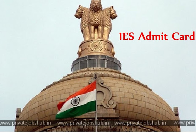 IES Admit Card IES Admit Card