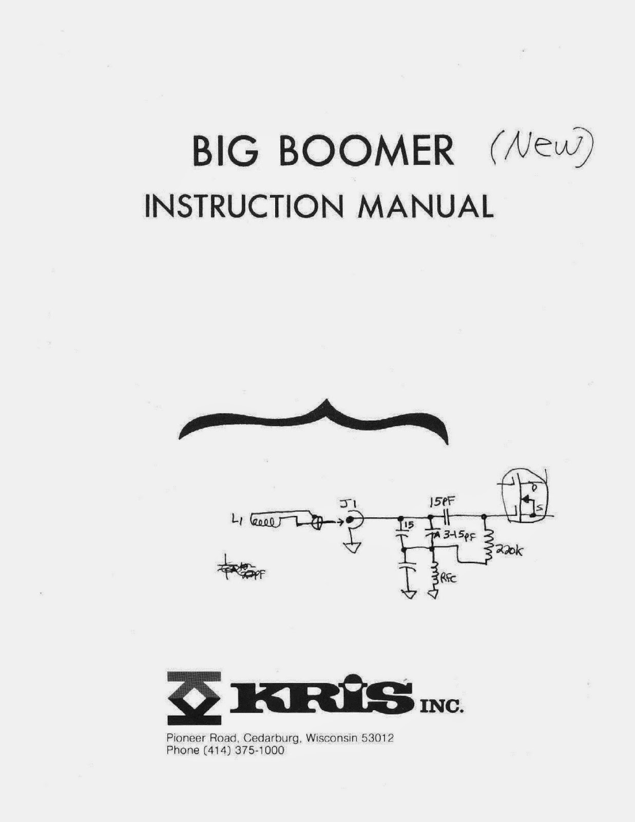 KRIS BIG BOOMER 27MHz Linear Amplifier