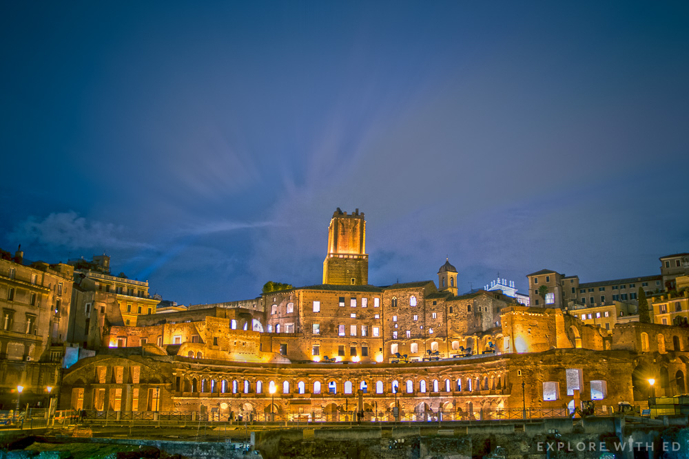 Trajan's Market on the Via dei fori Imperali