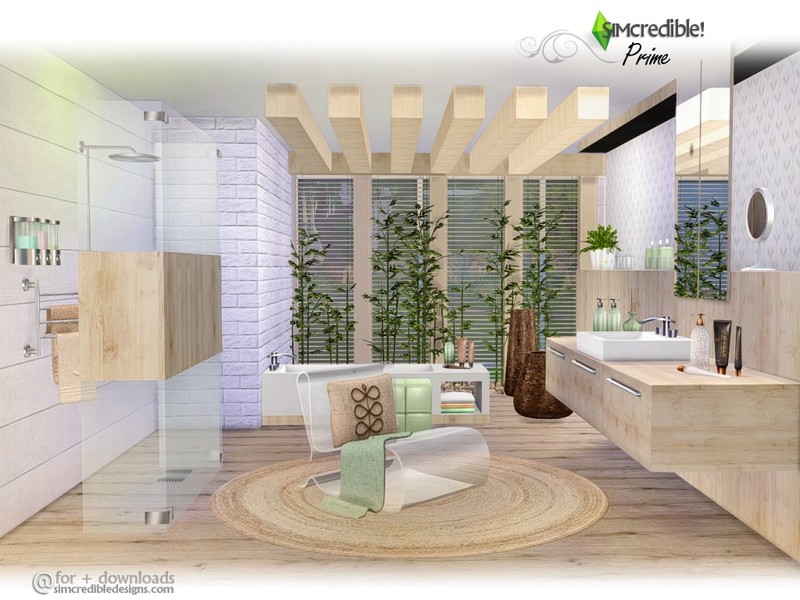 Sims 4 CC's The Best Bathroom by SIMcredible!