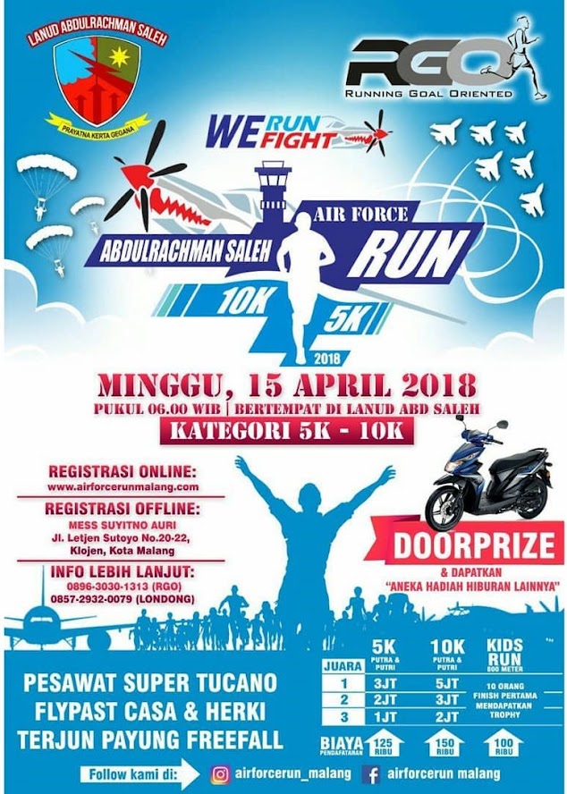 Abdulrachman Saleh Air Force Run • 2018 Abdulrachman Saleh Air Force Run • 2018