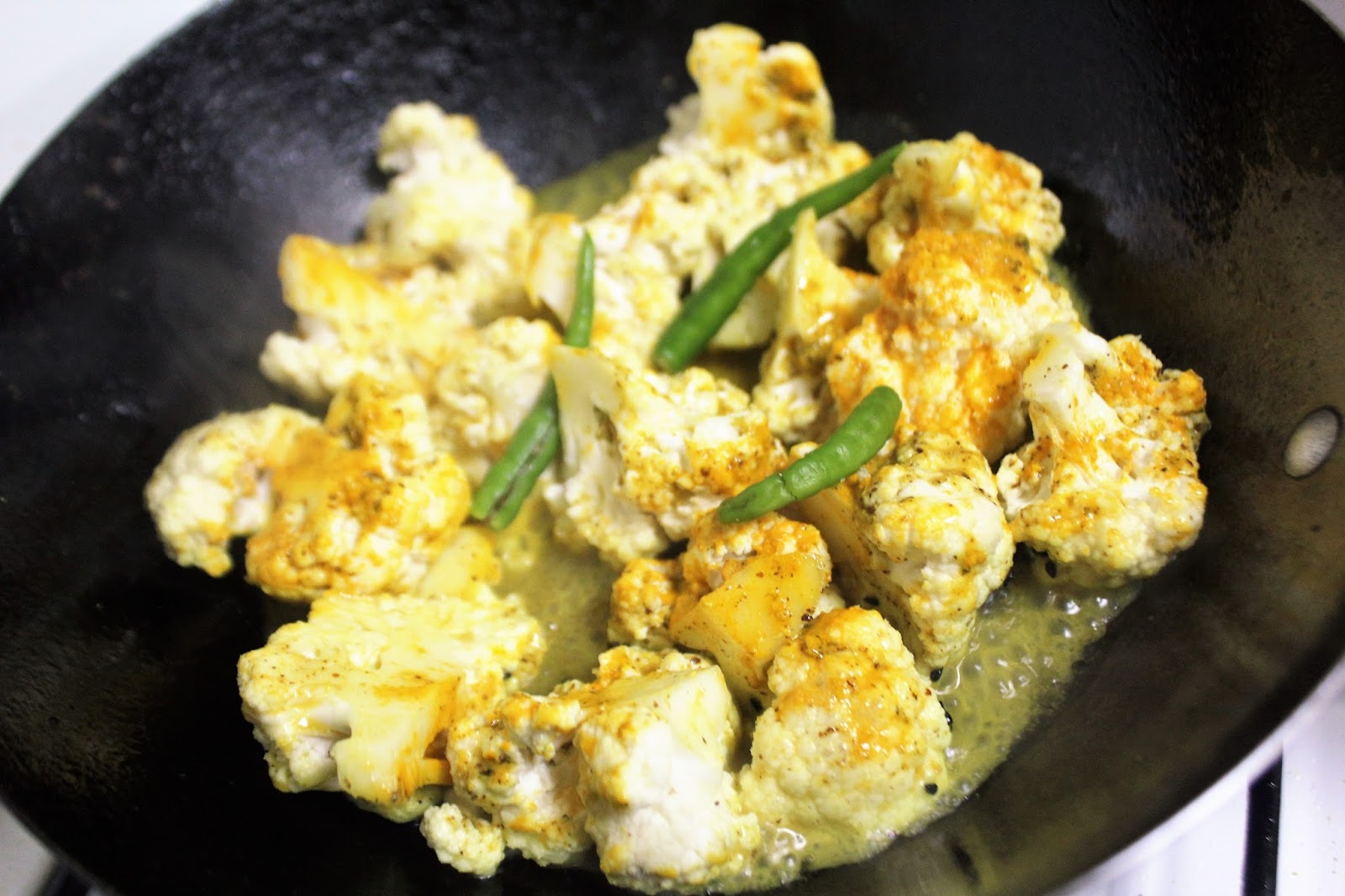 Bethica's Kitchen Flavours Shorshe Phulkophi (Mustard Cauliflower