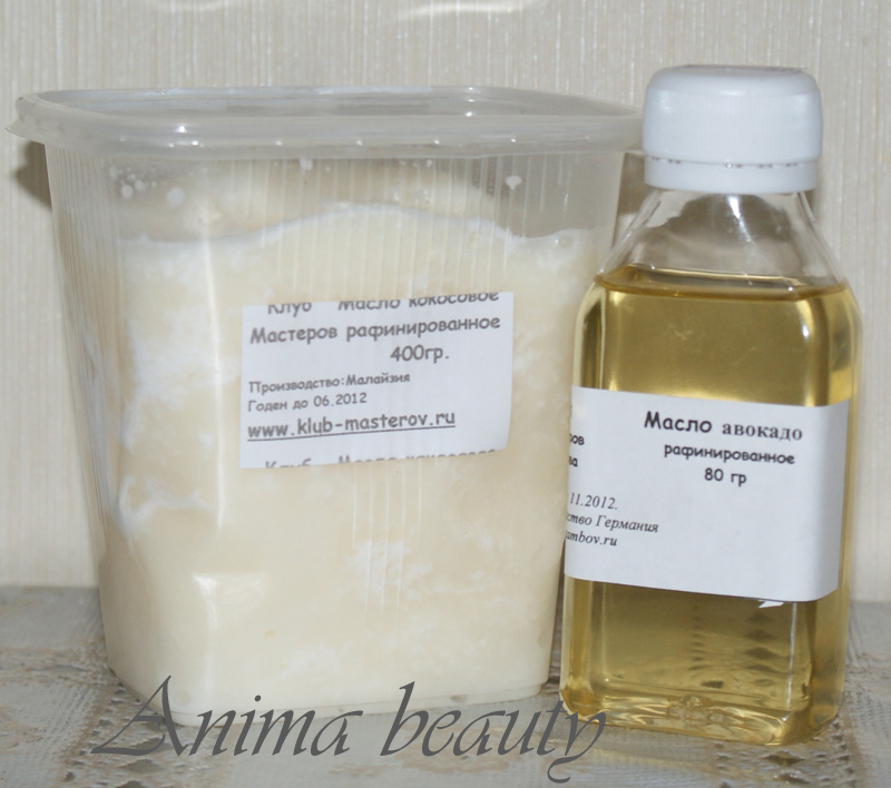 Anima beauty: Маски для волос из натуральных масел