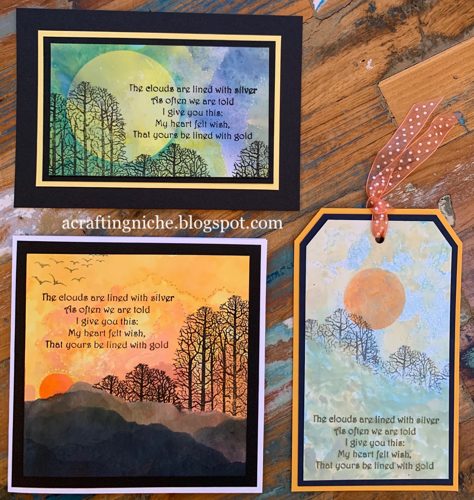 A Crafting Niche Lavinia Stamps Design Team Samples for Hochanda TV