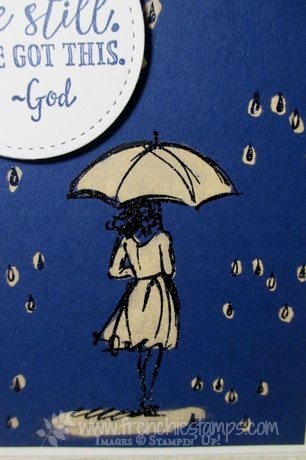 Beautiful You, Sending Thoughts, Weather Together, Bleach card, Stampin'Up!