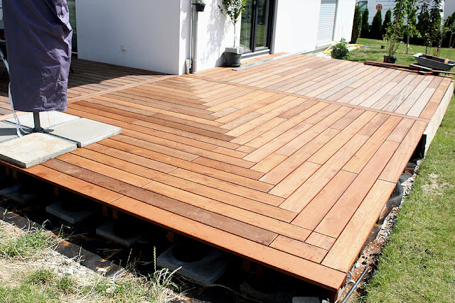 Bankirai Terrasse Ecke