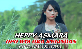 Lirik Lagu Opo Wis Ora Kelingan - Happy Asmara
