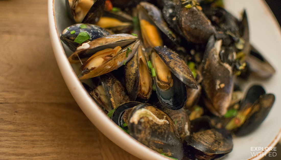 Welsh Mussels main course