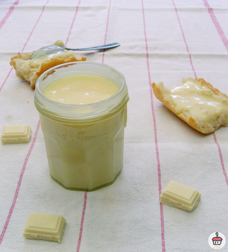 white chocolate spread Homemade white chocolate spread with only 3 ingredients !