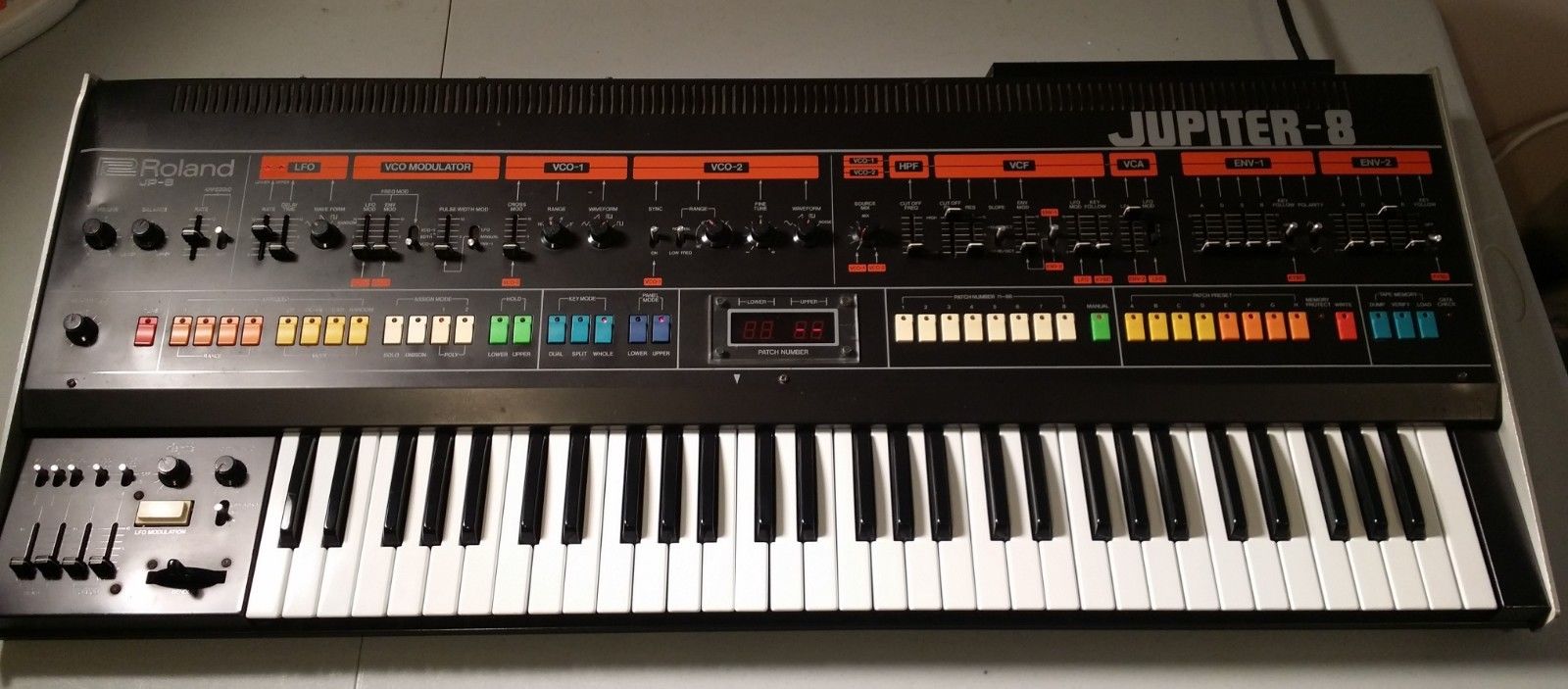 MATRIXSYNTH Roland Jupiter 8 Synth with Encore MIDI SN 060310
