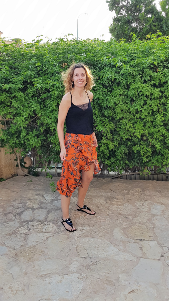 falda volantes verano