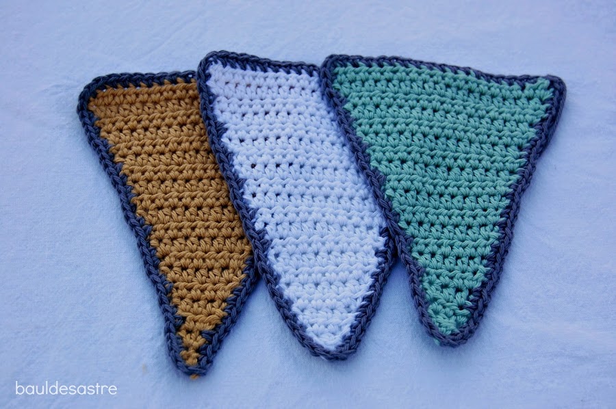 triángulos a crochet