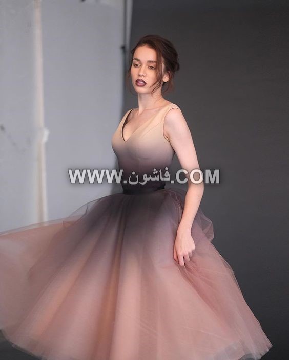 أجدد الموديلات لفساتين السواريه القصيرة موضة 2019 فساتين سواريه, فساتين سواريه قصيرة, فساتين سواريه جديدة, أفكار فساتين سواريه