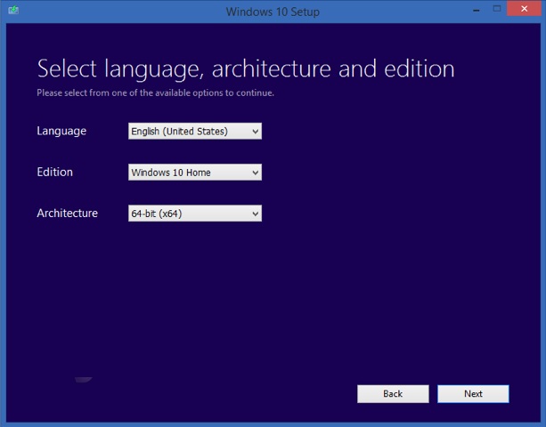 Windows 10 Installation Media Creation Tool 2