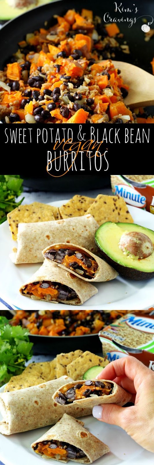 Sweet Potato And Black Bean Vegan Burritos #sweetpotato #potato #blackbean #burritos #vegan #veggies #veganrecipes Sweet Potato And Black Bean Vegan Burritos #sweetpotato #potato #blackbean #burritos #vegan #veggies #veganrecipes