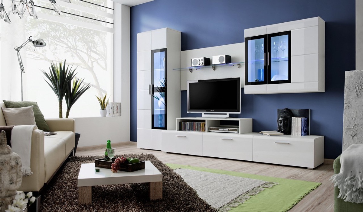 50 gợi ý trong thiết kế nội thất, trang trí tường treo TV