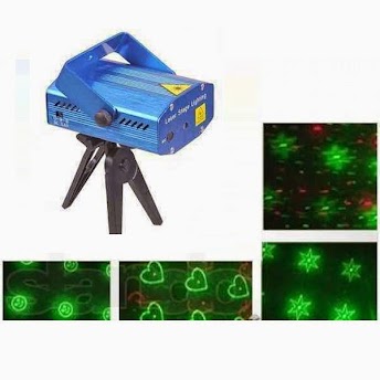 Projetor Holográfico Canhão Laser Festas Strobo Efeitos Luz