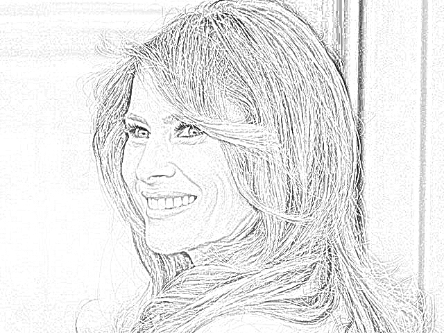 Melania Trump coloring pages coloring.filminspector.com