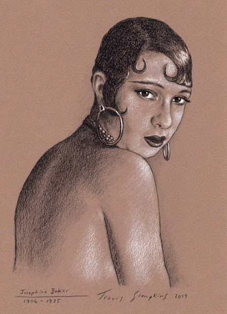 Josephine Baker. Entertainer, Activist and WWII French Resistance Agent. by Travis Simpkins