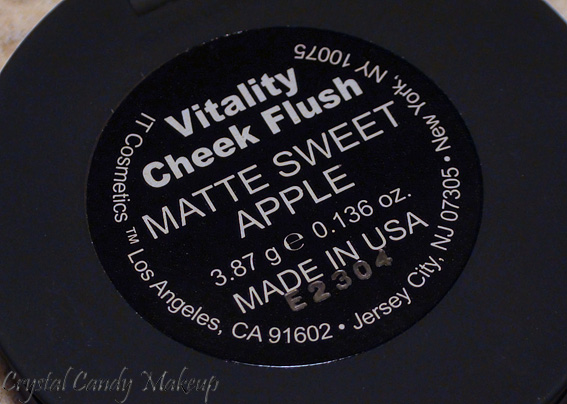 Vitality Cheek Flush Matte Sweet Apple de It Cosmetics